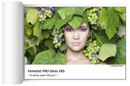 Fotopaber FomeiJet PRO Gloss 265, 91,4cm x 30,5m