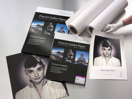 Fine Art fotopaber Hahnemühle Photo Rag® Pearl 320 g/m² A3+ / 25