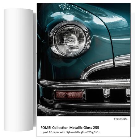 Fine Art fotopaber FOMEI Collection Metallic Gloss 255, 111.8cmX25m
