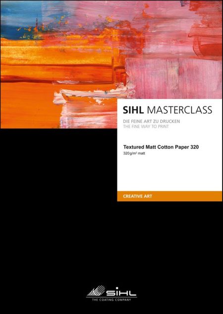 Fine Art paber Sihl Masterclass Textured Matt Cotton 320 A2 / 25 lehte