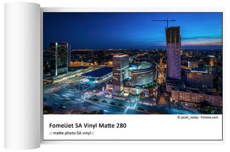 Iseliimuv matt vinüül FomeiJet SA Vinyl Matte 280, 106,7cmX30m