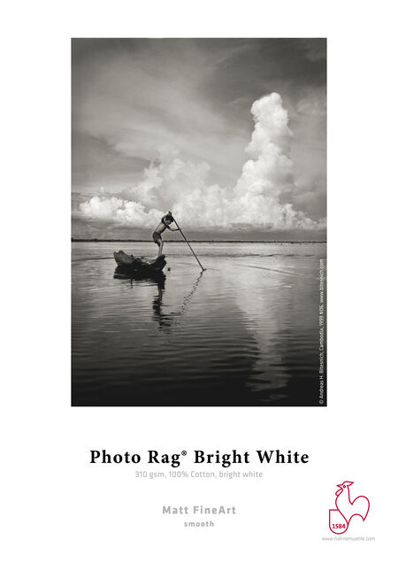 Fine Art paber Hahnemühle Photo Rag® Bright White 310 g/m² 111,8cm X 12m